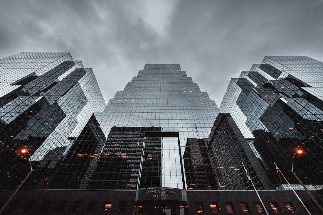 Modern architecture representing proposal development